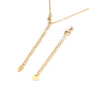 50pcs Stainless Steel 5cm Welded Extension Chain Gold Necklace Extender Tail Chains for DIY Jewelry Making