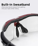ROCKBROS Cycling Polarized glasses Bike Sunglasses Outdoor Sports Sunglasses MTB PC Goggles Eyewear 5/3 Lens Bicycle Accessory