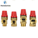 1pcs Brass Safety Valve Drain Relief Switch For Solar Water Heater Inner & Outer Wire Brass Safety Valve 1/2" 3/4"