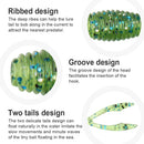 Spinpoler AJING Soft Fishing Lures Rockfish 10pcs/lot 0.3g 36mm Twin Tail Artificial Wobbler Ocean Rock Silicone Shad Worm Bait