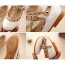 Bekamille 2021 Neue Mädchen Sandalen Kinder Lederschuhe Kinder Nieten Freizeitsneaker Hot Girls Prinzessin Tanzschuhe