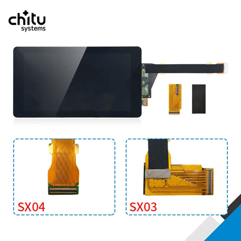 Sharp04 LS055R1SX04 With Glass protector MIPI To Sharp03  2K 5.5 inch SX04 LCD Resin For Photon Elegoo mars 3D Printer