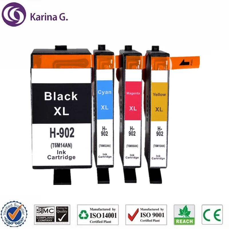 902XL Compatible for hp902 ink cartridge suit for OfficeJet Pro 6954/6960/6962/6968/6975/6978 All-in-One Printer  etc.