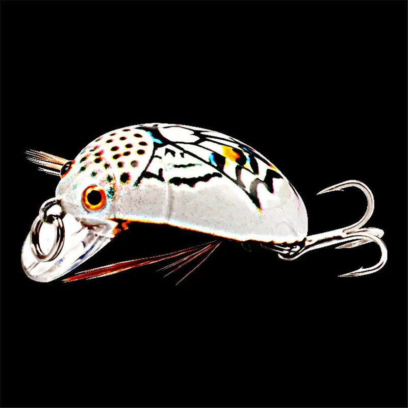 38mm/4.1g Fishing Tackle Cicada Bait Fishing Lure Insect Bug Lure Sea Beetle Crank Floating Wobbler For Bass Carp Fishing Tackle