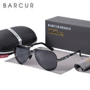 BARCUR Polarized Mens Sunglasses Pilot Sun Glasses for Men accessories Driving Fishing Hiking Eyewear Oculos Gafas De Sol