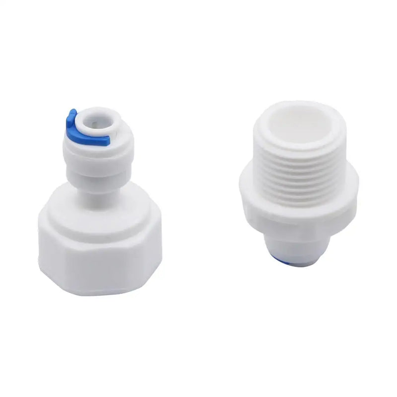 1/4" To 1/2" Male/Femal Thread Quick Connector Butt Pneumatic Pipe Connection Fittings Slip Lock Quick-connectors 1Pc