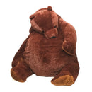 40cm -100cm Simulation DJUNGELSKOG Brauner Bär Riesen Plüsch Teddybär Spielzeug Stofftiere Weiches Kissen Mädchen Kinder Geburtstagsgeschenk