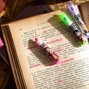 6 Farben Textmarker Stift Fluoreszenz Cartoon Serie Kunstmarkierung Schule Student Bürobedarf Kleine Mini Zeichnung Malerei Kawaii