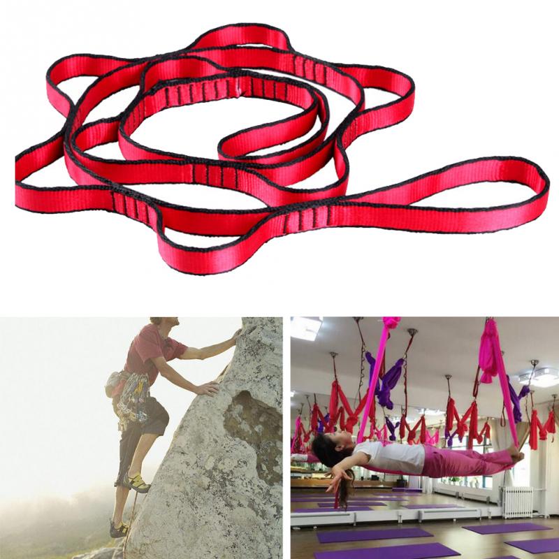 2 PCS yoga extender strap rope daisy chain for aerial yoga hammock swing anti-gravity yoga extend belts for yoga training Camp