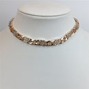 Schöne Damenhalskette 9 Liebesherz mit Steinpflasterung Hochwertige Choker-Halskette für Party Bestes Geschenk für Liebende