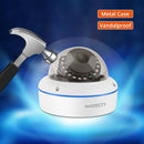 MISECU Super HD 5MP 4MP H.265 Surveillance IP POE Camera Audio Microphone Dome Indoor Security Home Camera Metal Email Push P2P