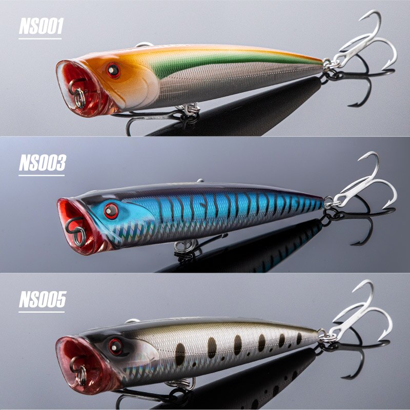 NOEBY Topwater Popper Fishing Lures 140mm 40g Saltwater Artificial Hard Baits for Sea Fishing Lure