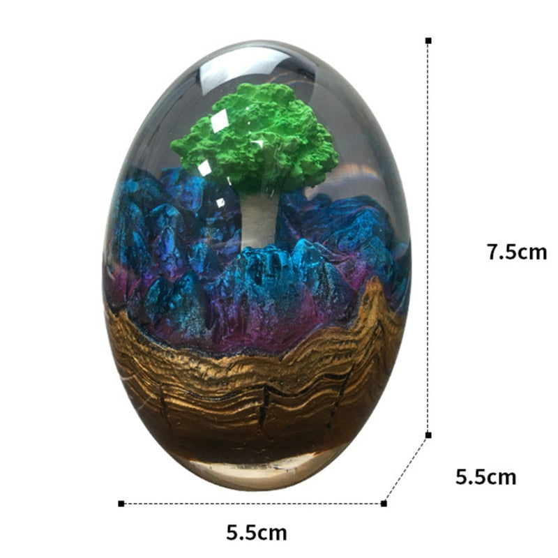 Crystal Lava Dragon Egg Ornamental Collection Decor Dinosaur Egg Statue Resin Dragon Egg Minerale Gemstone Home Decoration