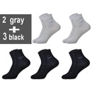 10PCS=5pair High Quality New Bamboo Fiber Socks Men Casual Business Breatheable Men&