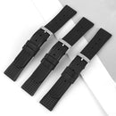 Rubber Watch Strap Soft Silicone Watchbands 18mm 20mm 22mm Black Diving Sport Watches Replacement Waterproof Bracelet Strap