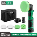 Cordless Mini Polisher Car Polishing Machine 3000rpm 12V Electric Cars Polish Machines Adjustment Speed Auto Detailing Tool