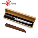 GRANDSHARP Professional Filleting Knife Japanese Sakimaru Blade 10.6 Inch Chef Knife 8cr18mov Stainless Steel Wooden Gift Box