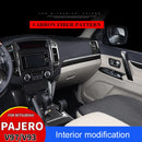 Für Mitsubishi Pajero Auto-Innenraumaufkleber Pajero Carbonfaser-Innenraummodifikation V97 V93 Innendekorationsaufkleber