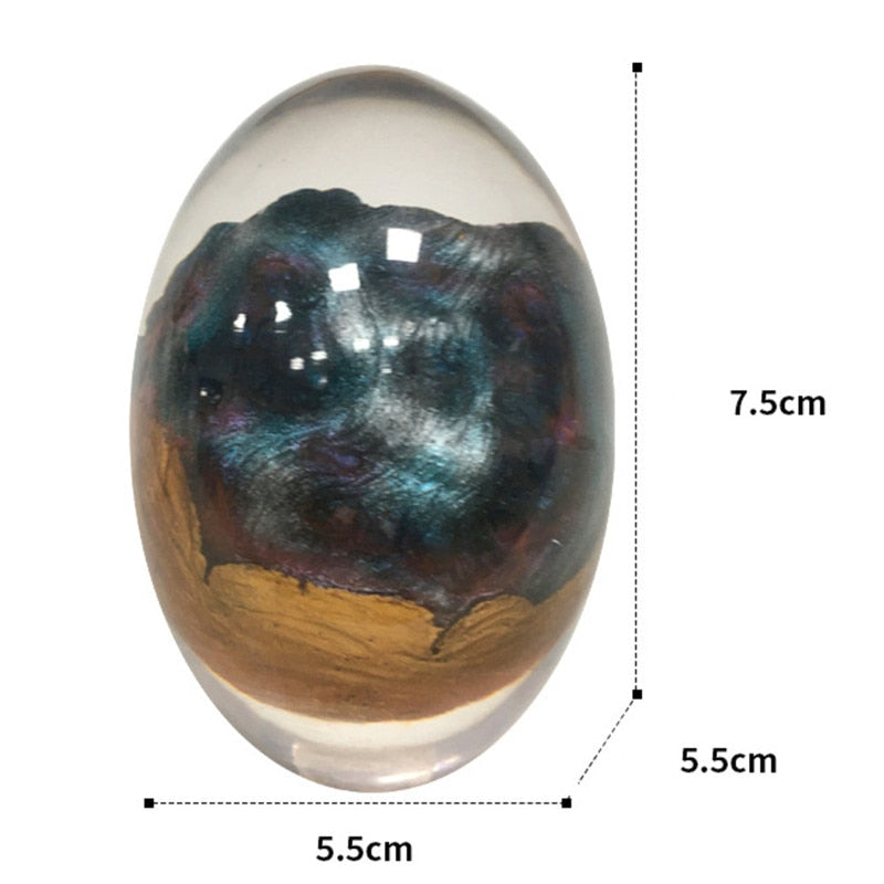 Crystal Lava Dragon Egg Ornamental Collection Decor Dinosaur Egg Statue Resin Dragon Egg Minerale Gemstone Home Decoration