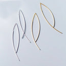 MloveAcc 100% 925 Real Sterling Silver Dangle Earrings Chain Linked Double Stick for Women Girls Jewelry Wholesale