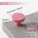 KAK Gold Cabinet Knobs Black Kitchen Handles Zinc Alloy Colorful Furniture Knobs for Kids Room 30mm Cupboard Door Pulls Hardware
