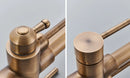 The Twofold Tap | Rozin 2-in-1 Filtered Kitchen Faucet in Antique Brass