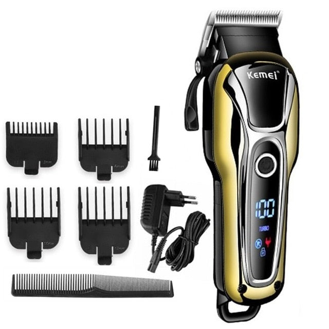 Kemei Hair Clipper Electric Hair Trimmer Professional Men&