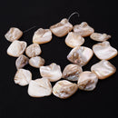 Natürliche Muschelperlen, Perlmutt, Liebe, Stern, Oval, Rund, Flach, lose Abstandshalterperlen für die Schmuckherstellung, DIY Charm Armband Halskette