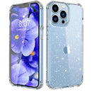 Original Luxury Shiny Glitter Clear Phone Case For iPhone 15 13 Pro Max 14 Plus 12 Mini 11 13Pro 12Pro 11Pro 8 SE Silicone Cover