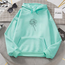 Plus Samt-Sweatshirts Damen Weiß Damen-Kleid mit Kapuze Hoodies Damen Langarm Casual Kapuzenpullover Oversized Pullover Tops