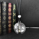Five-Pointed Star Can Open The Mechanical Gear Movement Round Pendant Necklace For Men And Women European And American Jewelry