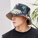Large Size Summer Fisherman Hat Reversible Cartoon Bucket Hats For Men Street Hip Hop Panama Beach Cap Hawaii Style Fishing Hat