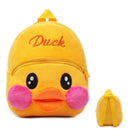 Mode Kinder Schulranzen 3D Cartoon-Druck Plüsch Kinder Rucksack Kindergarten Jungen und Mädchen Schulranzen Mini-Rucksack Büchertasche