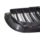 1Pair Car Front Kidney Grills Gloss Black Double Slat Hood Grill for BMW 3 Series E46  2002-2005 Racing Grille Car Replacement