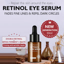 VIBRANT GLAMOUR Retinol Eye Serum Anti-Wrinkle Remove Eye Bags Fade Fine Lines Dark Circles Brighten Whitening Skin Care 30ml