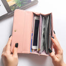 New Custom Scannable Spotify Women Wallet Ladies Long Lantern Wallet Custom Picture Carved Pink Wallet Mother's Day Gift Purse