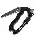 Multifunktionale Selbstverteidigungswerkzeuge Kletterkarabiner Sicherheitshaken Schnalle Outdoor Sicherheit Persönliche Verteidigung Taktisches Messer