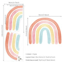 Rainbow Heaven Wall Stickers for Kids Rooms Self Adhesive PVC Wallpaper Sticker Art Murals Home Decor Kindergarten Baby Nursery