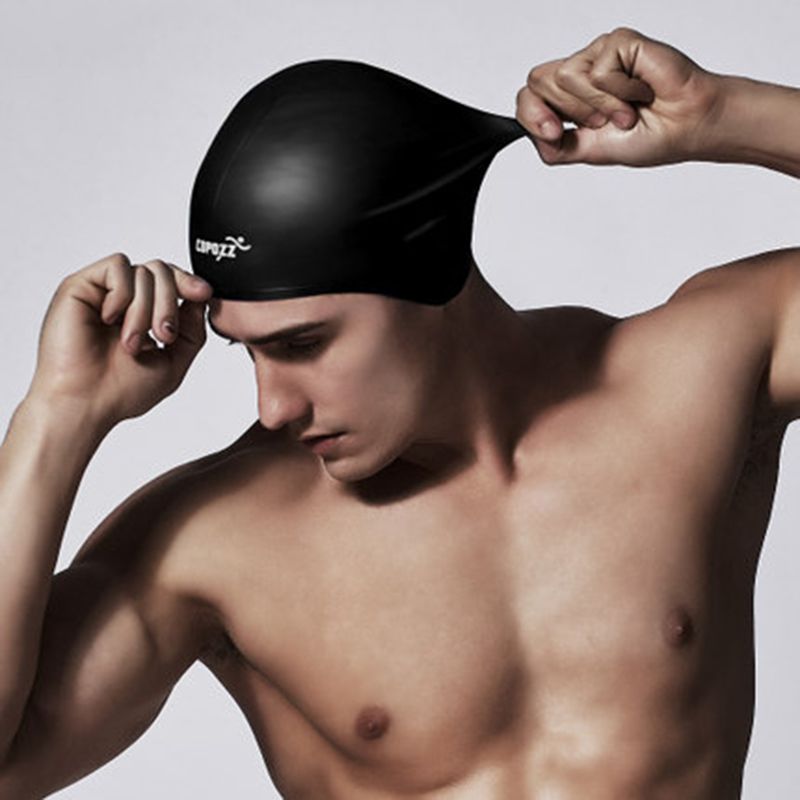 1PC Adults Swimming Caps Men Women Long Hair Waterproof Swim Pool Cap Ear Protect Large Natacion Badmuts Silicone Diving Hat