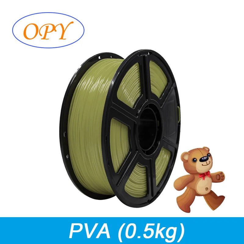 3D Printer Filament Pva Soluble 1.75 Mm 3D Printing Material Nature Colors 0.5Kg 10M 100G Sample