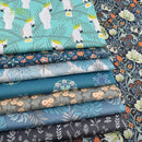 Cartoon Jungle Parrot Series,Printed Twill Cotton Fabric, For DIY Sewing Quilting Baby & Children's Bed Clothes Material