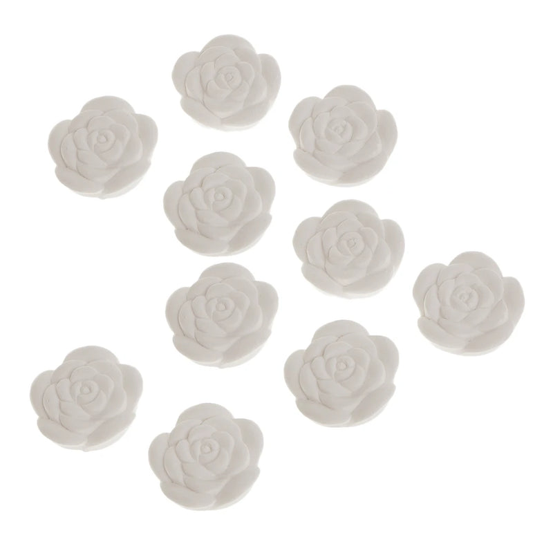 10pcs Rose Aroma Fragrance Stone Solid Essential Oil Diffuser Air Fresheners