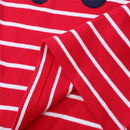 Jumping Meters New Arrival Christmas Kids Tshirts Cotton Stripe Santa Clause New Years Baby Tees  Autumn Winter Kids Clothes