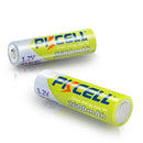 8PC PKCELL NIMH AA Battery 2600Mah 1.2V 2A Ni-Mh Double A Rechargeable Batteries And 2PC AA Flashlight Toys Battery Case Boxes