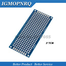 1 Stk. doppelseitige Lochrasterplatine/Prototypenplatine blau PCB 2*8cm 3*7cm 4*6cm 5*7cm 7*9cm 2.54mm
