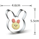 Easter chicken sheep rabbit egg butterfly metal cookie cutters party Biscuit mold fondant cake Pastry decor cupcake topper