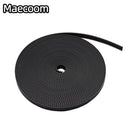 5m/10m//20m/50m/lot GT2-6mm / 10mm open timing belt GT2 belt Rubber Aramid Fiber cut to length for 3D printer wholesale