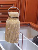 Diamond Thermos Vacuum Flask Bling Hot Water Thermos Stainless Steel Thermos Bottle Sparkling Large Insulated Bottle Coffee Mug