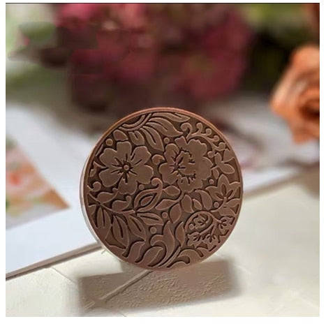 PRZY Mold Silicone Handmade Soap Making Molds Flowers Round Pattern Carving Baking Chocolate Candle Candy Mold Cake Clay Resin