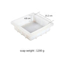 Boowan Nicole Silicone Soap Mold DIY Rectangle Toast Loaf Mould Handmade CP and MP Soap Making Supplies